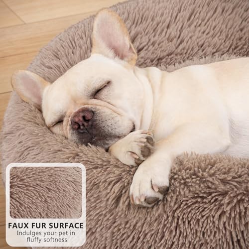 MIXJOY Orthopedic Dog Bed Comfortable Donut Cuddler Round Pet Beds Ultra Soft Washable Dog and Cat Cushion (20 - view 4