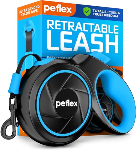 16.4 ft Retractable Dog Leash for Dogs 10–100 lbs - Heavy Duty Tape Leash with Strong Nylon Tape - 360° Swivel - view 2