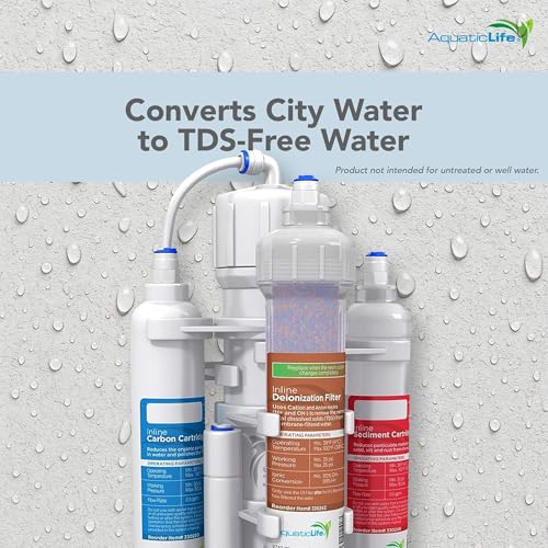 Aquatic Life RO Buddie 4-Stage Aquarium Water Filter System, Reverse Osmosis RO/DI Filtration Unit for Fish Ta - view 4