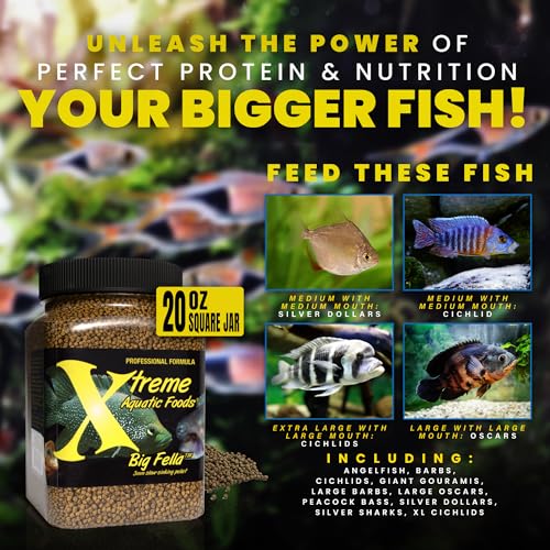 Xtreme Big Fella 3.0mm Pellets: Professional Nutrition for Medium to Large Cichlid/Community Fish - Boost Immu - view 4