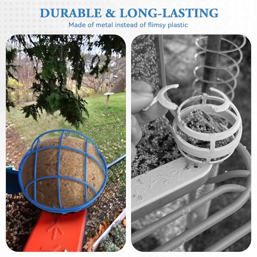 Metal Suet Ball Holder for Bird Buddy Smart Feeders & Others with 5mm Screw Hole for Accessory, Compatible wit - view 3