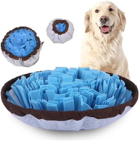PET ARENA Snuffle Mat for Dogs - Adjustable Interactive Puzzle Toy for Large & Small Breed Slow Feeder for Men