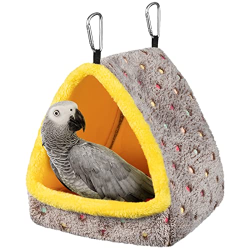 Large Winter Warm Bird Nest House, Comfortable Bird Bed for Cage with Mat, Hanging Hammock Shed Hideaway Hut G - view 2