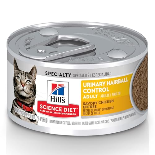Hill's Science Diet Urinary Hairball Control, Adult 1-6, Urinary Track Health & Hairball Control Support, Wet  - view 2