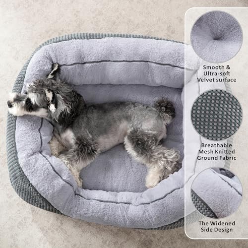 INVENHO Medium Dog Beds for Medium Dogs Washable, Rectangle Dog Bed Medium Size Dog, Orthopedic Dog Bed, Warmi - view 3