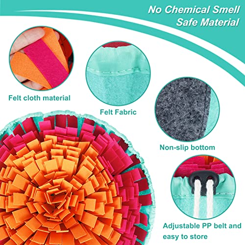 Vivifying Snuffle Mat for Dogs, Interactive Sniff Mat for Slow Eating and Keep Busy, Adjustable Dog Digging To - view 4