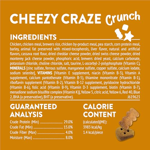 Purina Friskies Cat Treats, Party Mix Cheezy Craze Crunch - 20 oz. Pouch - view 6