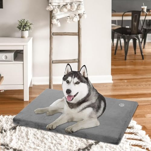 EMPSIGN Stylish Dog Bed Mat Dog Crate Pad Mattress Reversible (Cool & Warm), Water Proof Linings, Removable Ma - view 7