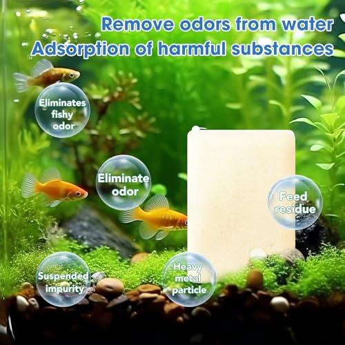 Jorewood Aquarium Filter Resin for Water Purification, 3 Bags x 200ml, Tannin Remover, Odor Eliminator for Cry - view 5