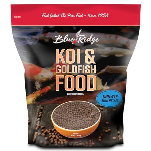 Blue Ridge Koi Fish Food 5lb - Koi Food Mini Growth Formula, Goldfish Food, Premium Fish Food for Ponds, Ponds - view 2