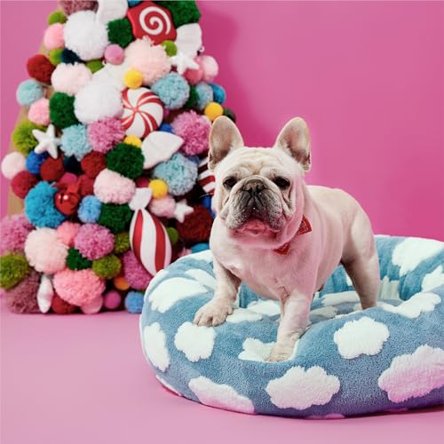 LE SURE Shown on TV Donut Dog Bed Medium Size Dog - Round Cat Beds Indoor as Bed Gift for Calming with Washabl - view 3