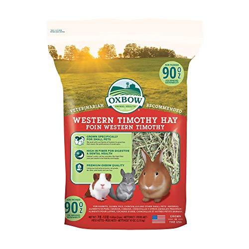 Oxbow Western Timothy Hay, Guinea Pig Hay, Small Pet Bunny Supplies, All Natural Grass for Guinea Pig, Bunny,  - view 2