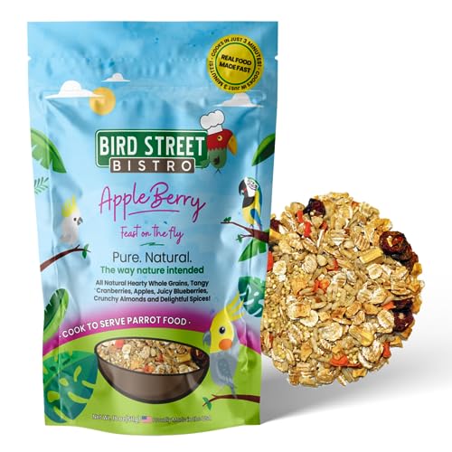 Bird Street Bistro Parrot Food - Parakeet & Cockatiel Food - Cooks in 3-15 min w/Natural & Grains, Legumes, No - view 2