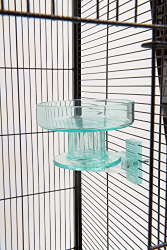 Lixit Quick Lock Bird Cage Bath for Lovebirds, Canaries, Finches, Parakeets, and Cockatiels and Other Small to - view 4