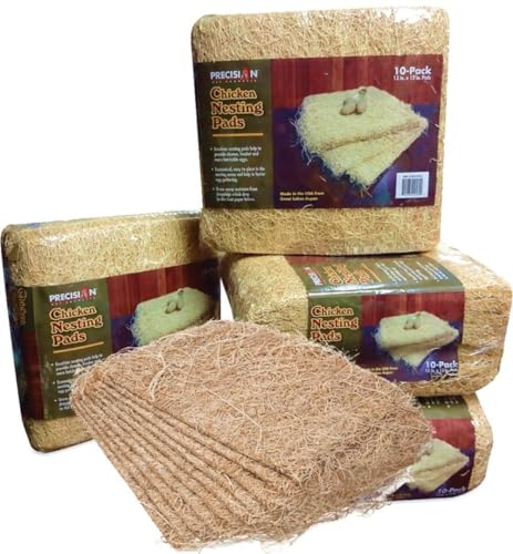 PRECISION PET Chicken Nesting Pads by Petmate – 13” x 13” Premium Chicken Bedding Fit Most Nesting Boxes – 10  - view 2
