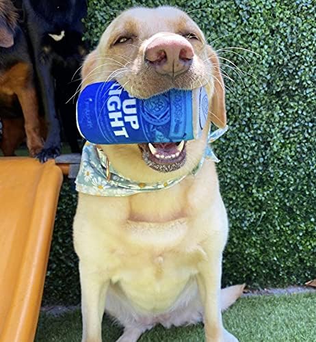 Nestpark Pup Light and Pups Blue Rubbin - Parody Beer Dog Toys - Funny Plush Squeaky and Crinkle Dog Toys Dog  - view 5