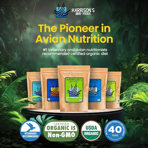 Harrison's Bird Foods Adult Lifetime Certified Organic Non-GMO Formula Small Bird Food 1lb - view 4