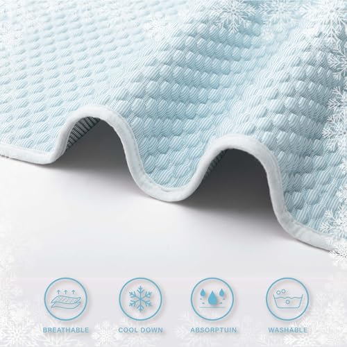 MICROCOSMOS Pet Cooling Mat & Sleeping Pad- Breathable Bubble Surface, EZ Clean. Keep Cooling for Pets, Kids a - view 4
