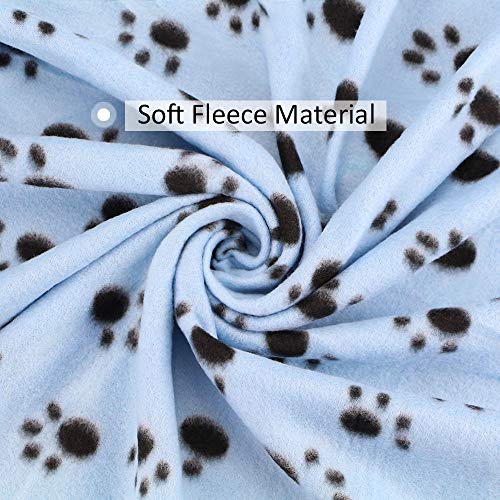 Comsmart Dog Blankets for Small Dogs, 6 Pack Puppy Blanket Cute Paw Print Pet Blanket for Dog, Puppy, Cat, Kit - view 8