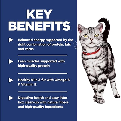 Hill's Science Diet Indoor, Adult 1-6, Easy Litter Box Cleanup, Dry Cat Food, Chicken Recipe, 15.5 lb Bag - view 5