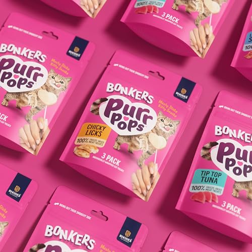 Bonkers Purrpops Freeze-Dried Chicken Flavored Lollipop Treats for Cats, 15 Pack - view 5