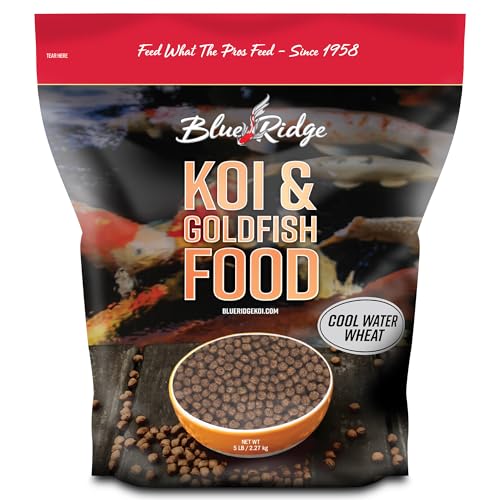 Blue Ridge Koi Fish Food 5lb - Cool Water Wheat 3/16", Fall and Winter Floating Pond Pellets, Ponds Fish Food - view 2