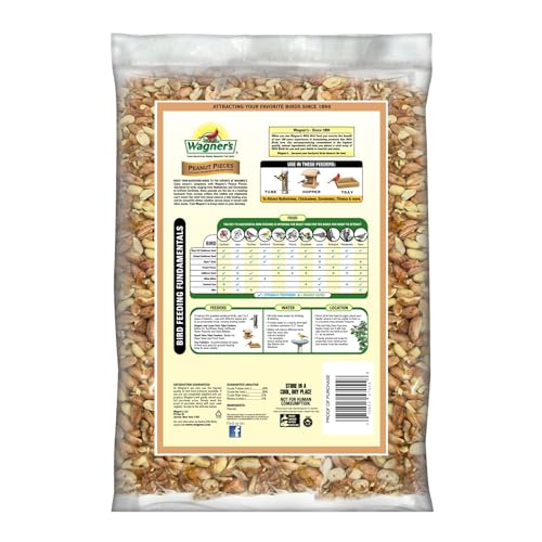 Wagner’s Shelled Peanut Pieces for Wild Birds, 10 Pound Bag – High-Protein, Shell-Free, No-Waste Bird Food for - view 2