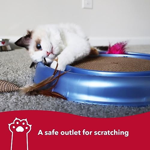 Coastal Pet Turbo Scratcher Cat Toy - Cardboard Cat Scratcher Pad with Cat Toy Ball Track and Catnip (1 Pack) - view 7