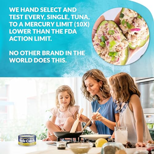 Safe Catch Wild Ahi Yellowfin Tuna Fish Canned, Wild Caught, Lowest Mercury, Lean Protein, Omega 3, Gluten-Fre - view 4