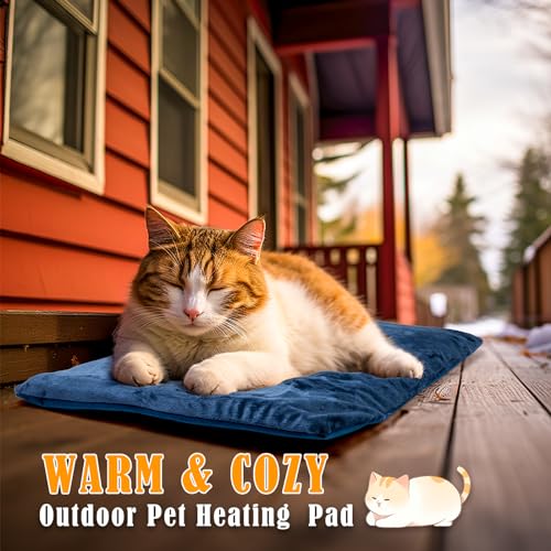 Kiroto Outdoor Pet Heating Pad for Cat Dog, Heated Mat with Waterproof Cover and Automatic Temperature Control - view 3