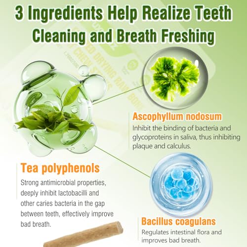 Freezed Dried Cat Chew Sticks, Cat Dental Treats for Freshens Breath and Controls Tartar, Feline Teething Stic - view 4