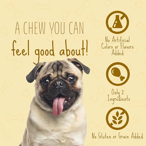 Better Belly Originals Natural Chicken Liver Flavor Small Rolls 20 Count, Highly Digestible Rawhide - view 5