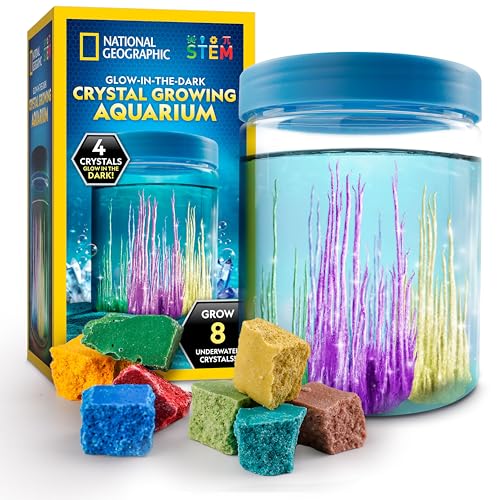 National Geographic Underwater Crystal Growing Aquarium Science Kit – Grow 8 Colorful Crystals Underwater | 36 - view 2