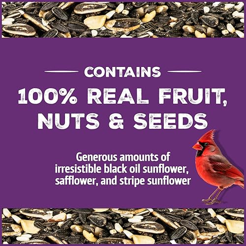 Pennington Pride Songbird Nut & Fruit Blend, Wild Bird Seed for Outside Feeders, Advanced Nutrition Formula fo - view 3