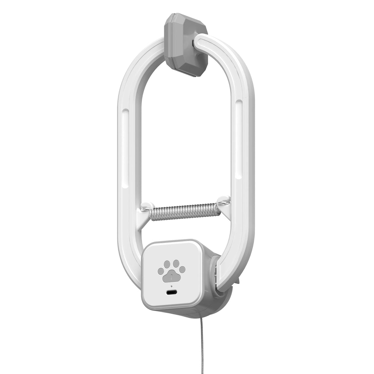 Interactive Cat Toy, Rechargeable Electric Cat Teaser, Hanging Door cat Toy, 2 Motion Modes (360° Spin & Irreg