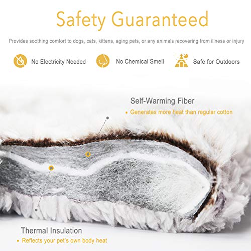 Self Heating Cat Pad Self Warming Bed 27.5" x 18.5" Thermal Heated Cat Mat Extra Warm Pet Mat for Outdoor and  - view 4
