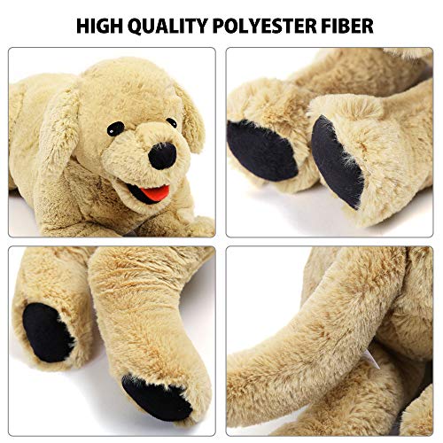LotFancy Dog Stuffed Animals Plush, 21" Soft Cuddly Golden Retriever Plush Toys, Large Stuffed Dog, Puppy Dog  - view 3