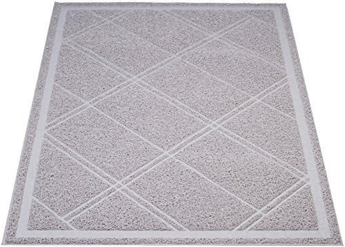 Basics Less-Mess Litter Trapping Cat Litter Box Mat, Soft on Kitty Paws, Waterproof, Scatter Control, 24" x 35 - view 2