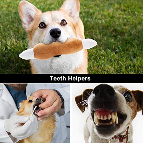Nocciola Dog Squeaky Toys, Plush Small Dog Toys for Dogs, Stuffed with Squeakers,12 pcs Puppy Toys with a Carr - view 4
