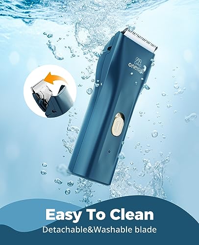 oneisall Pet Clipper for Cat Matted Hair, Pet Shaver for Cats Quiet Pet Clippers Waterproof Cordless Cat Clipp - view 6
