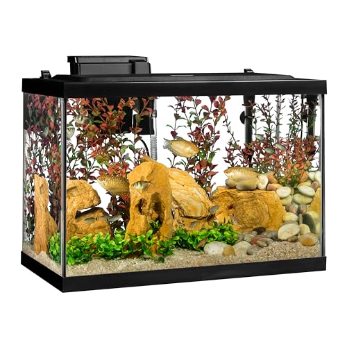 Tetra Aquarium, 20 Gallon, Complete Tropical Fish Tank Kit With LED Lighting And Decor For Freshwater Fish - view 4