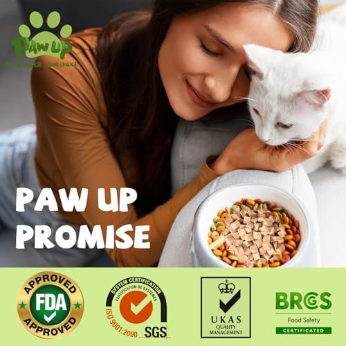 PAWUP Freeze Dried Chicken for Dogs Cats, High Protein Raw Dog Food Topper, Single Fresh Ingredient Treats, 4. - view 5