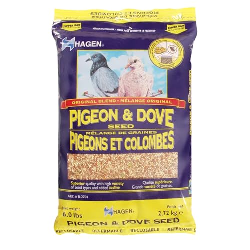 Hagen Pigeon & Dove Seed, Original Formula Bird Food, 6 lb Bag – Nutritionally Complete Seed Mix with Vitamins - view 2