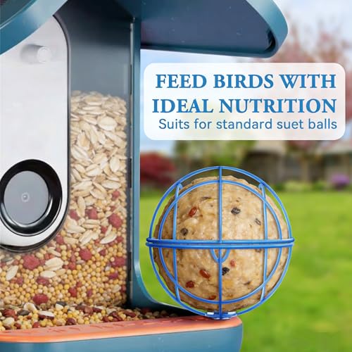 Metal Suet Ball Holder for Bird Buddy Smart Feeders & Others with 5mm Screw Hole for Accessory, Compatible wit - view 5