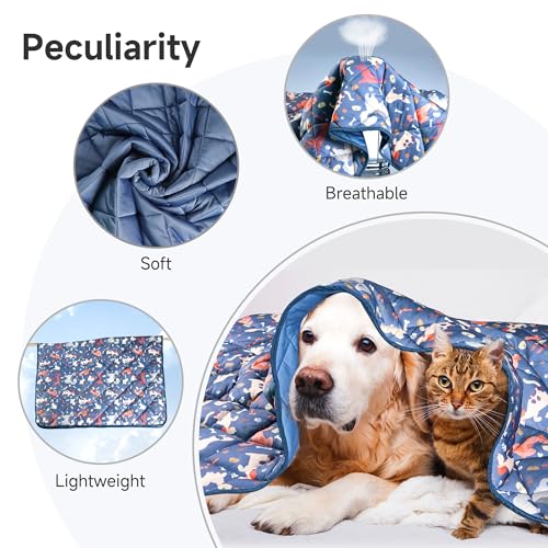 wegreeco Pet Dog Cooling Mat, Outdoor Dog Cooling Pad, Lightweight Bed Cooling Blanket for Dogs and Cats,Small - view 4
