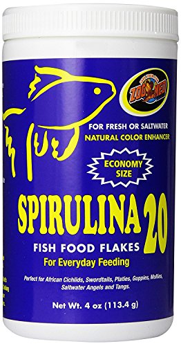 Zoo Med Spirulina 20 Flake Fish Food, 4-Ounce - view 2
