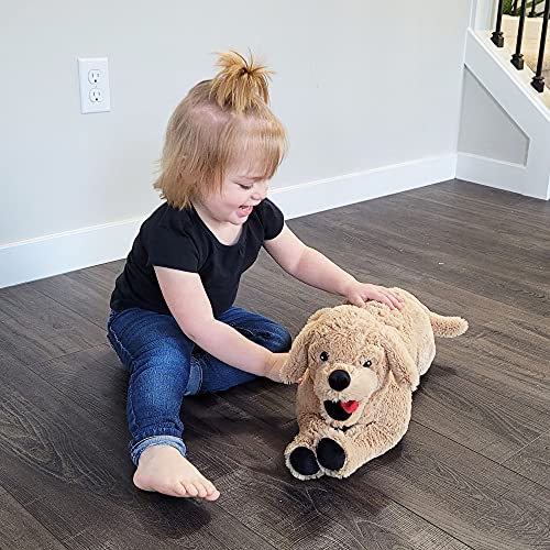 LotFancy Dog Stuffed Animals Plush, 21" Soft Cuddly Golden Retriever Plush Toys, Large Stuffed Dog, Puppy Dog  - view 4