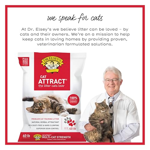 Dr. Elsey's Premium Clumping Cat Litter - Cat Attract - 99% Dust-Free, Low Tracking, Hard Clumping, Superior O - view 7