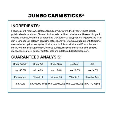 Hikari Tropical Jumbo Carnisticks Fish Food, 17.6 oz (500g) - view 3