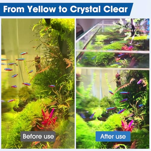 Jorewood Aquarium Filter Resin for Water Purification, 3 Bags x 200ml, Tannin Remover, Odor Eliminator for Cry - view 4